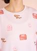 Donut print dress PWCO255361PNKF