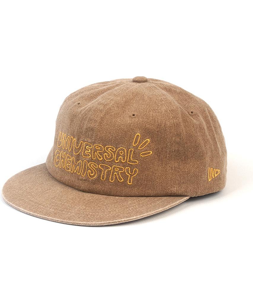 Yunibeosyeolkemiseuteuli Kitch Pigment Washing Brown Strapback Cap