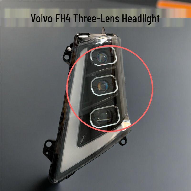 Volvo FH440/FH460 Truck Dual-Lens LED Headlight Assembly & Accessories Left стандартный