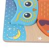 Kids Wooden Puzzle Toddlers Animal Shaped Jigsaw Colorful Preschool Educational Tools Owl