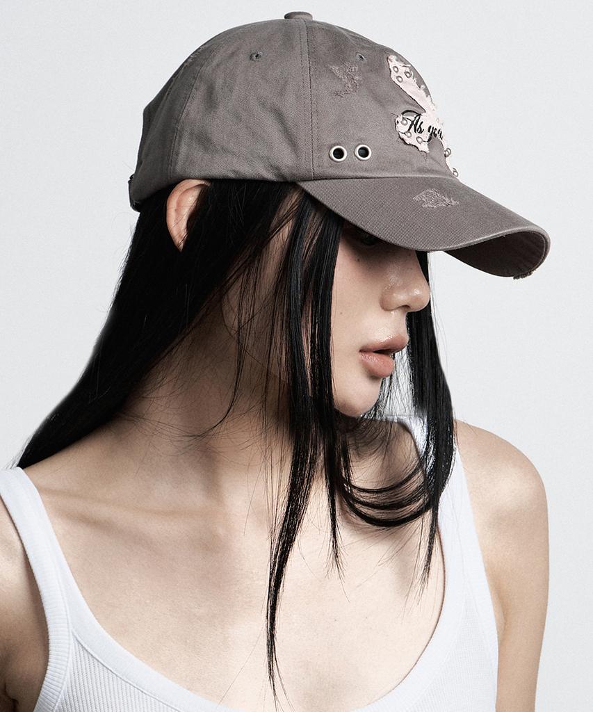 Aejeuyua Vintage Crossbody Ball Cap Gray