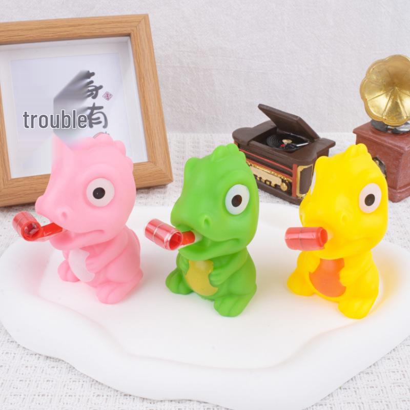 Creative Dinosaur Whistle & Vent Toy: Squeeze & Decompress