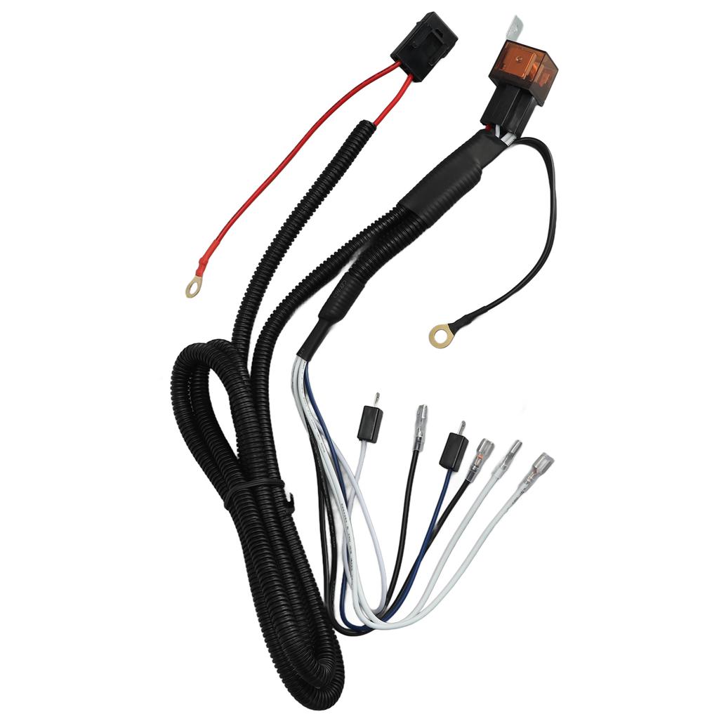 12V Horn Wiring Harness Relay Kit 1.9m Cable 50W One to Two Air Horn Cable Relay Harness for