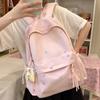Schoolbag Small Floral Embroidery Backpack Female Students Daily Class Travel Girlfriend Backpack High Value College Style School Bag