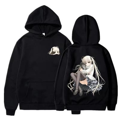 Kasugano Sora Hoodies Herrenmode Anime-Charakter bedruckte Langarm-Sweatshirts Damen Kapuzenpullover Pullover Sudaderas