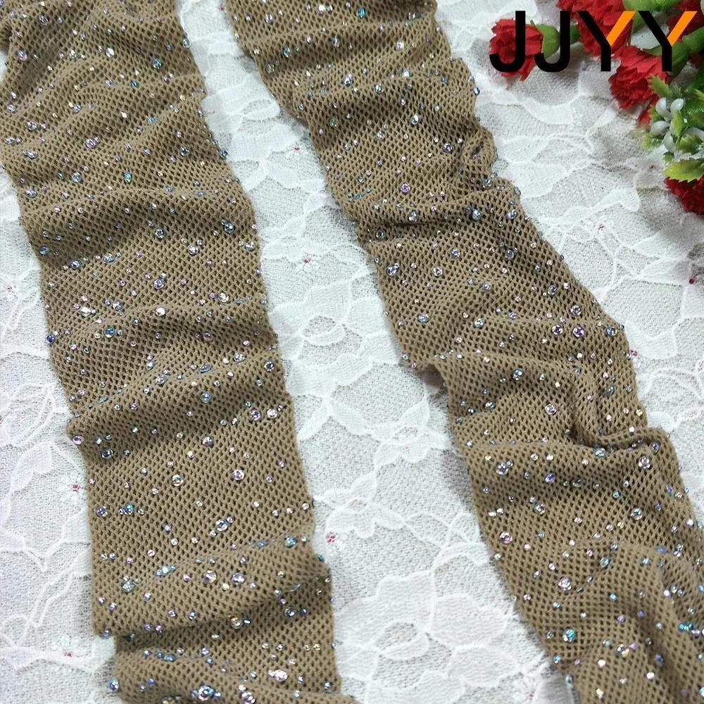 Glitter Fishnet Tights Small Mesh Pantyhose Women's Sheer Drill Socks Sexy Mesh Garter Belt