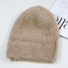 New Hat for Women's Warm Imitation Mink Knitted Hat Korean Style Versatile Windproof Ear Protection Wool Hat Versatile Cold Hat Men