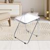 Folding Tray Table Tiny Desk Save Space Practical Stable Sturdy Portable Small Folding Table for Bedroom Dorm Home Apartment