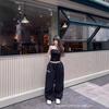 Overalls Floor Pants Summer New Retro Paratrooper Pants Loose High Waist Wide Leg Dancing Pants