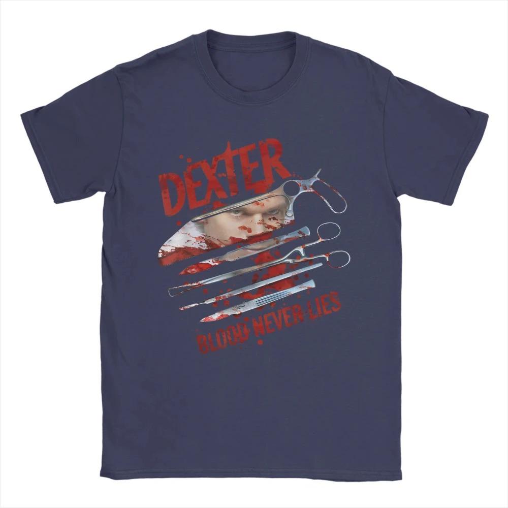 Dexter Dexter Morgan Theme TShirt Mens Fun Horror 100 Cotton Crew Neck Short Sleeve Plus Size Apparel Women And Men Tshirts