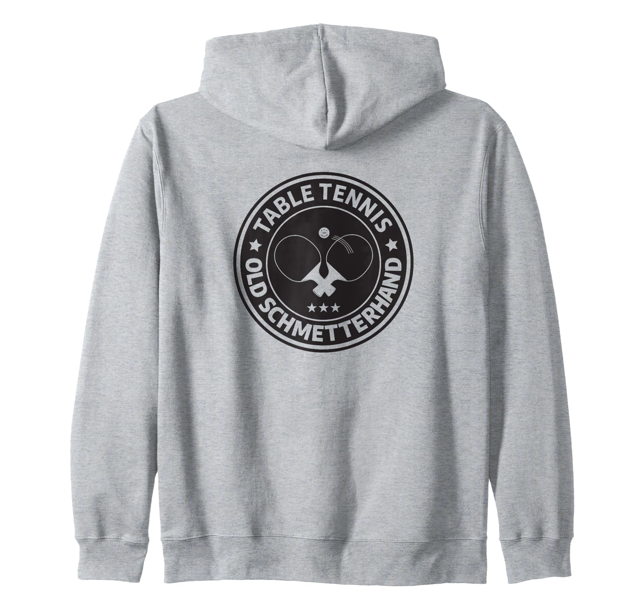 

Table Tennis Old Butterfly Hand Design Zip Hoodie for Table Tennis Players