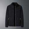 Men's Casual Outdoor Solid Color Jacket Double-sided Zippered Fleece Jacket
