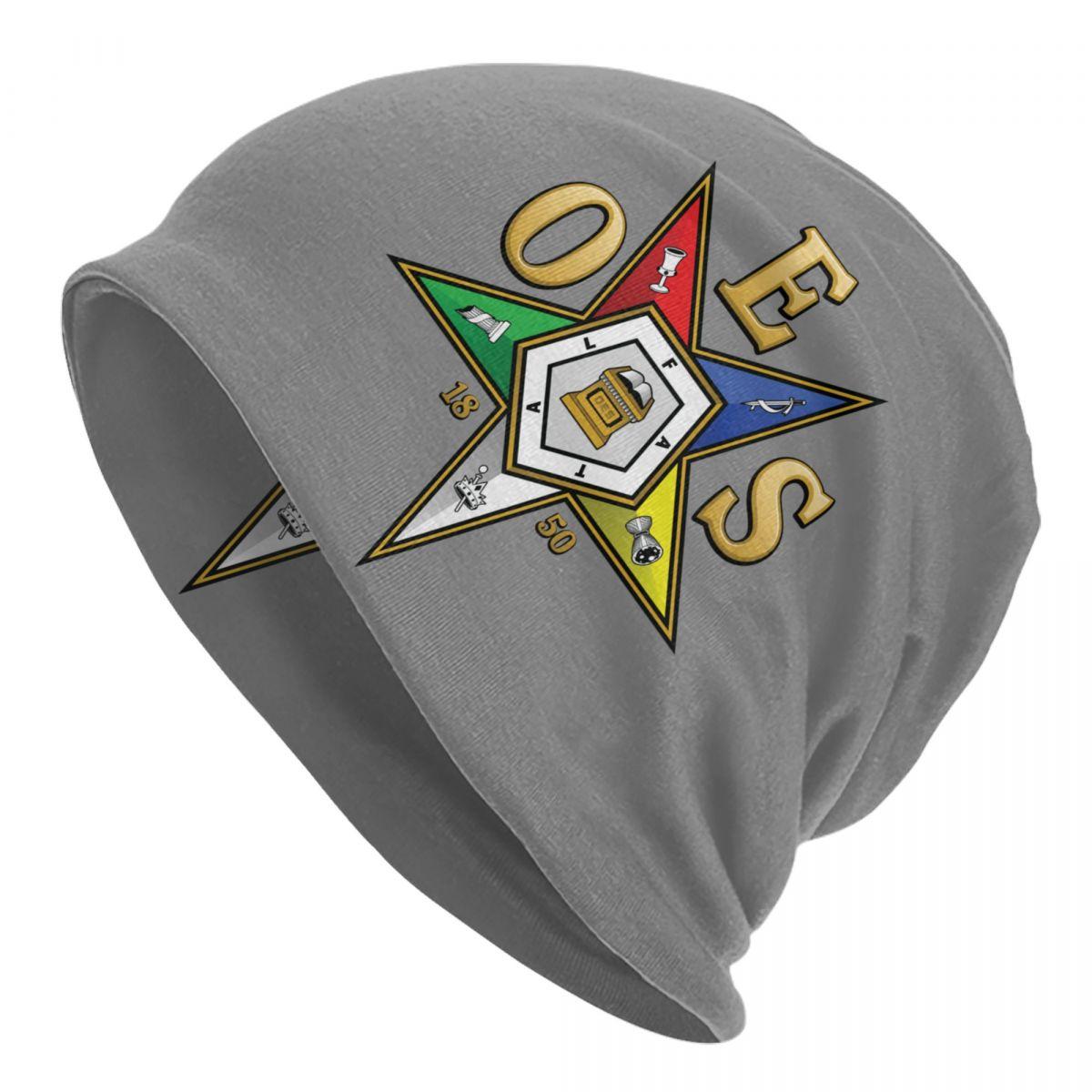 

Custom OES Emblem Order Of The Eastern Star Beanie Cap Unisex Winter Warm Bonnet Femme Knitted Hats Street Skullies Beanies Caps Beanies Cap