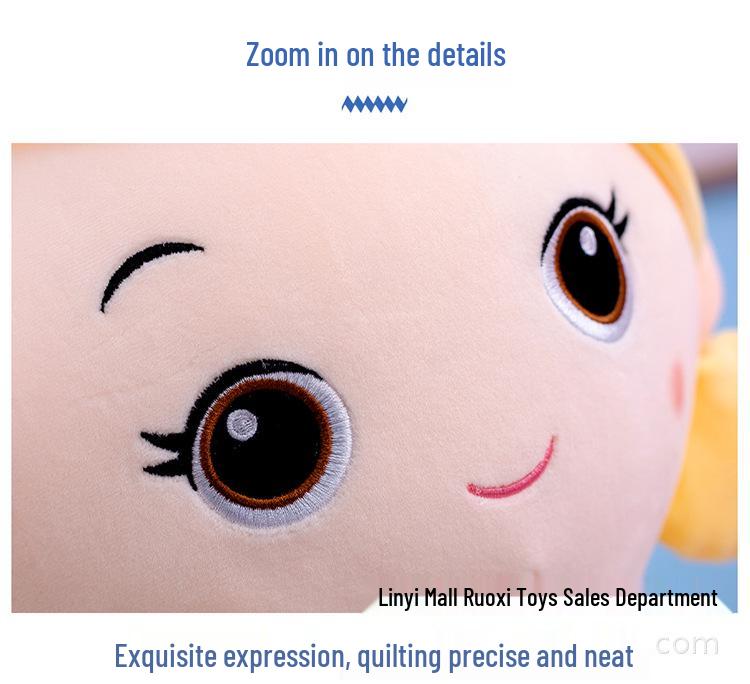 Mermaid Plush Princess Doll - Cute Sleep Companion & Pillow for Kids