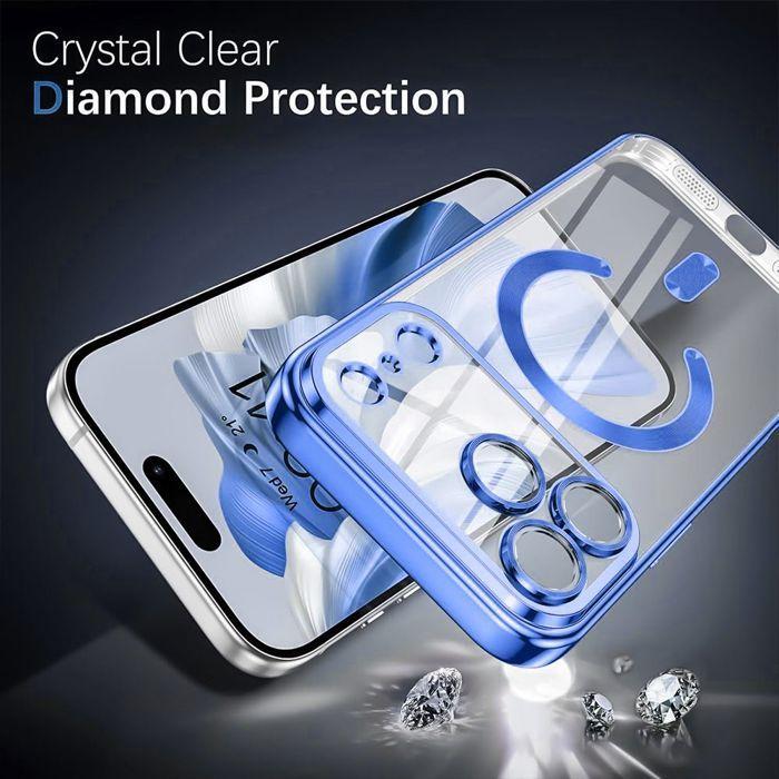 Coque de Protection - BOOLING - iPhone 17 Pro - TPU Bleu - 2 Verres Trempés - Antichoc