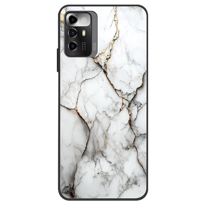 Etui na ZTE Blade A72 5G Marmurkowe Silikonowe Miękkie Odporne na Wstrząsy TPU Tylna Pokrywa dla ZTE A72 5G A 72 Etui 7540N Funda Shockproof Coque