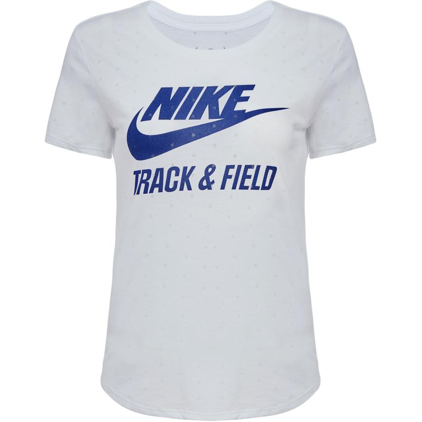 

Nike Повседневная серия Lifestyle Логотип бренда Буквенный Вязаный Дышащий С круглым вырезом С коротким рукавом Женская футболка 739519-100 L