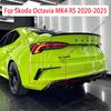 Για Skoda Octavia RS Sedan / Combi Estate MK4/ MK4 Facelift 2020-2025 Πίσω Πλαϊνό Διαχωριστικό Προφυλακτήρα Πλαϊνό Αεραγωγός Canard Spoiler