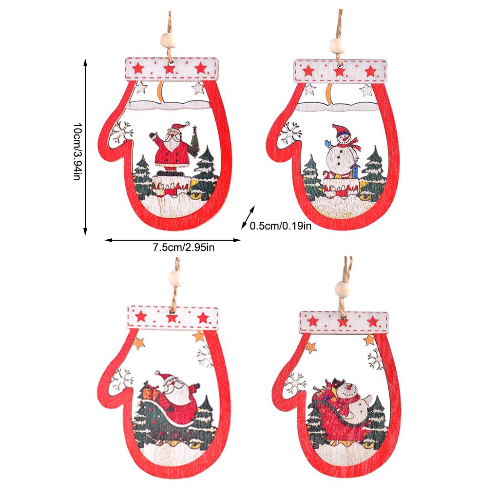 Vánoční přívěsek rekvizita festivalové ozdoby ve tvaru rukavice sváteční ozdoba rozvržení scény vánoční stromek dekor dárek závěsná ozdoba
