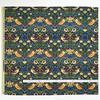 Material Bumbac Imprimat William Morris Strawberry Thief, Albastru, Pre-tăiat 1 m × 110 cm / Bumbac Zână