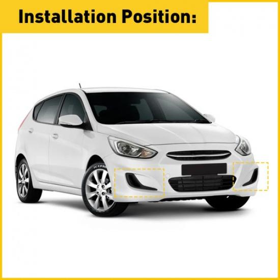 Rear Lights Bumper Covers Fog LE For 2015-2017 2016-2017 Accent Sport Hyundai US