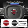 Auto-Lenkrad-Aufkleber Kohlefaser-Aufkleber Zubehör für Xc60 Xc90 V40 V60 S60 V50 V90 S80 C40 XC40 V70 Rdesign