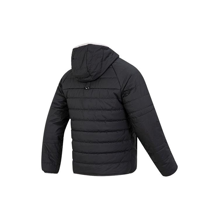 Nike Puffer Jackets Men's Black Hooded Moderate Quilted Padded Jacket (Unisex) Puffer Jackets DH2784 030