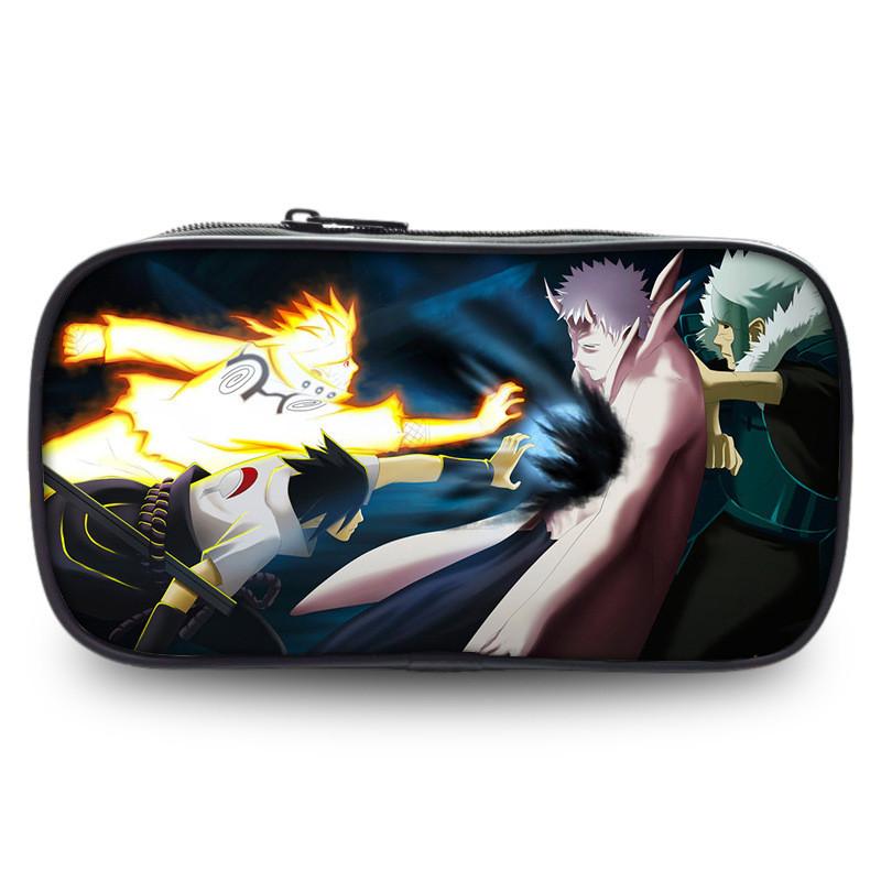 Naruto Anime Character Print Student Single Layer Stationery Storage Bag