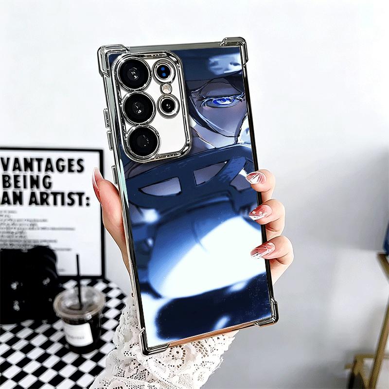 Bleach Kuchiki Rukia Plating Phone Case For Samsung Galaxy S24 S25 FE S26 Edge S23 Ultra S22 S21 Plus S20 Anti-Fall Airabag Cove