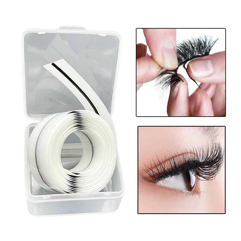 1/1.5/2 Meters Reusable Self-Adhesive False Eyelashes Glue Strip Eyelash Glue-Free Lash Adhesive Tape Professional Makeup Tools