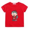 Cotton Hilda and Alfur O-neck T-shirts Kawaii Boys Girl Tops Children T Shirt Casual Graphic Printing Tshirt