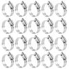 40-Piece Adjustable Worm Gear Hose Clamp Set for Pipes