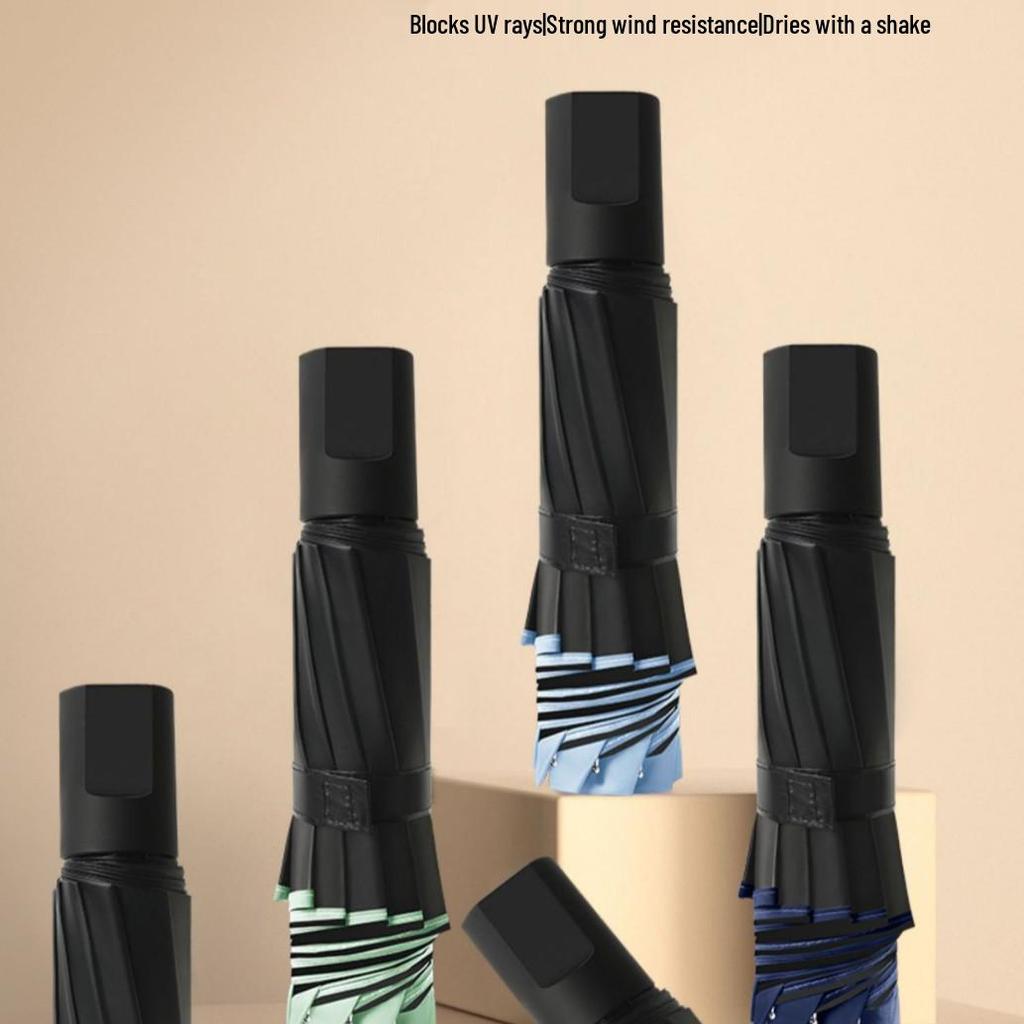 Grand Parapluie à Double Usage: Protection Solaire & Imperméable, Pliage Manuel, pour Femmes - Livraison Gratuite