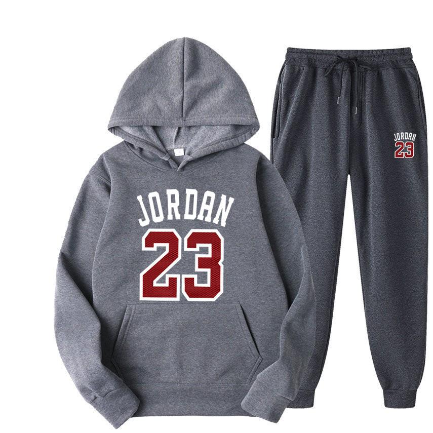 Trendy Hoodie With Velvet Men Women Loose Set