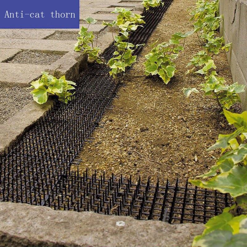 Cat Scat Mats plastic anti-cat prickle Thorn pentru a proteja plantele și florile, Pisici cuie gard de protecție pentru gradina