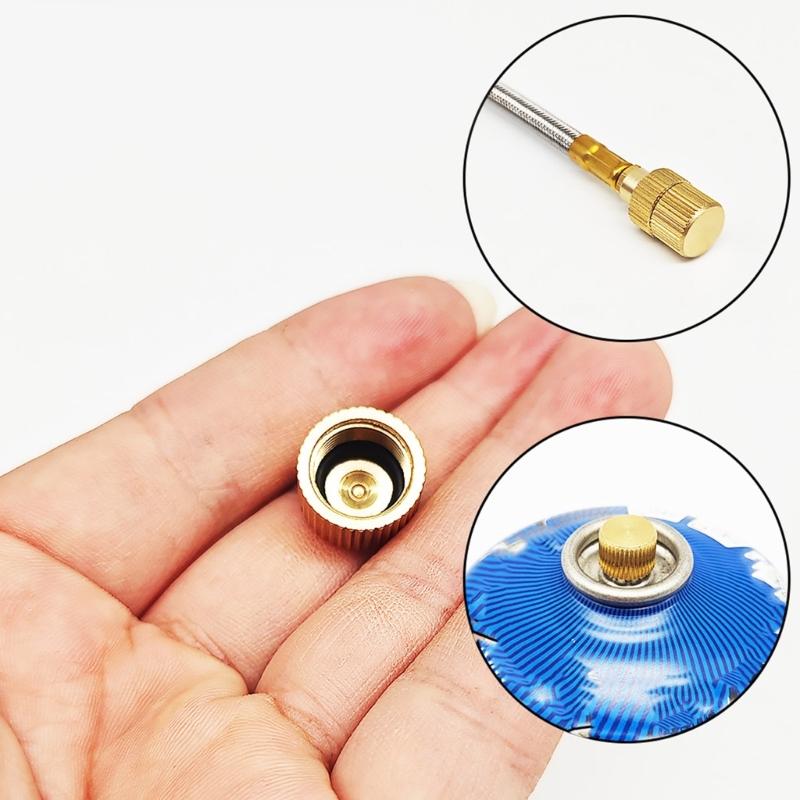 Outdoor Stove Cable Plug Caps Flat Gas Tanks Antileak Plug Liquefied Gas Connection Line Blocking Caps Gas Accessories