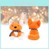 Christmas Scarf Fox Plush Toy Girl Children Birthday Holiday Gift Decorated Doll