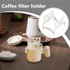 Foldable Coffee Filter Holder Reusable Lightweight Coffee Ear Drip Filter  Outdoor Paper Drip Holder Rack for Home Travel