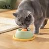 Stable Feeder for Senior Dogs Slow Lick Bowl, Interactive Pet Bowl with Rotating Ball, Non Slip Dog Orbital Design Yogurt, Bone Broth Dish