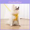 Dog Harness Leash With Embroidered Cartoon Design For Small And Medium Pets