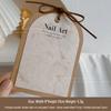 INS Style Dustproof Nail Display Card - Thickened, Wearable, Special Packaging for Nail Salons
