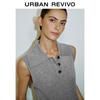 UR 2025 Women's Sleeveless Lapel Knit Top