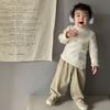 Kids Sweaters Solid Spring Korean Style Forest Girls Sweater Brief Boys Pullover Turtleneck Knitwear