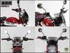 SHFIT UP Motorcycle Parts Handlebars Handlebars for Monkey 125 Chrome Plated 270061 Semi-Down (JB02/JB03)