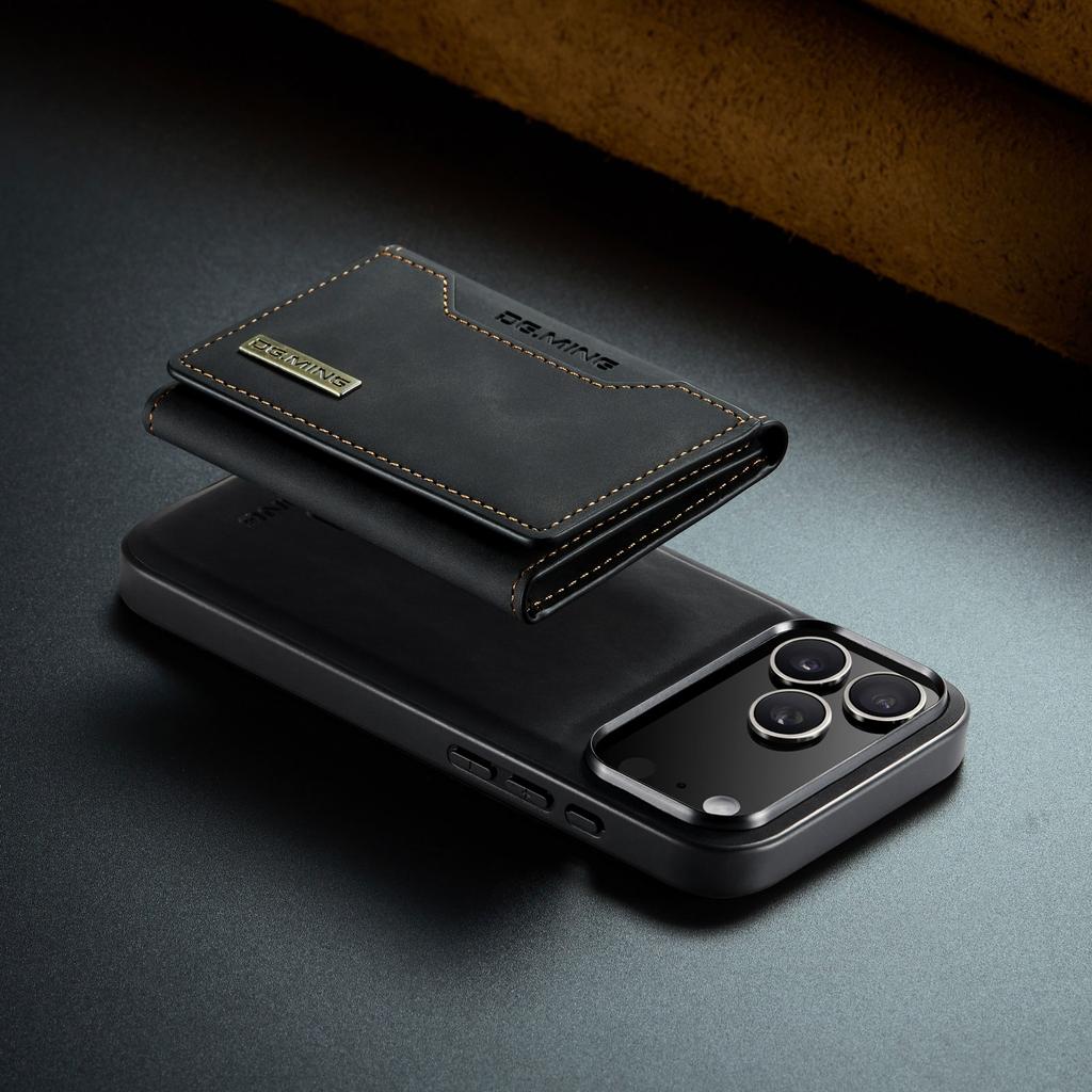 Leather Phone Case for iPhone 16 Pro Max 16E 17 Air 15 Plus 14 13 Mini 12 11 Xs Xr 7 8 Se2 Magnetic Detachable Card Stand Wallet