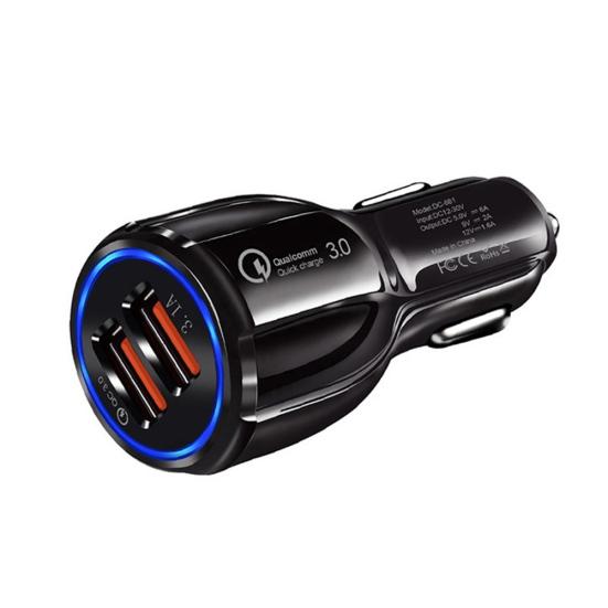 Dual USB 3.1A Fast Quick Charge QC 3 Car Charger Cigarette Lighter Adapter
