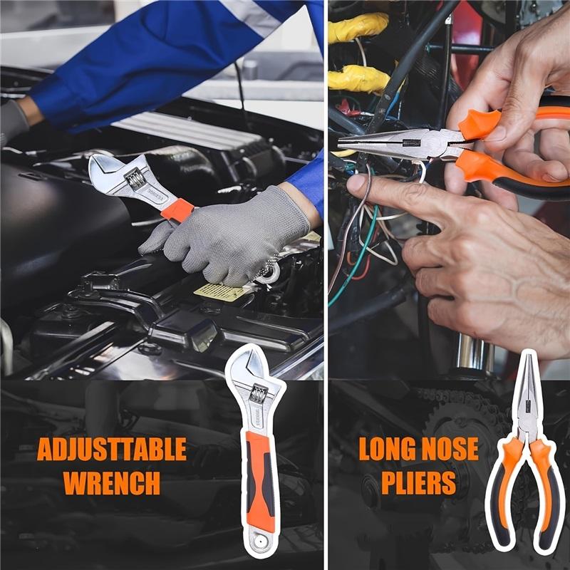 Fix Everything in Your Home & Car: 160-Piece Pro Tool Kit with Storage Case