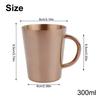 Water Coffee Mug With Handle 300ML Beer Cold Drinks