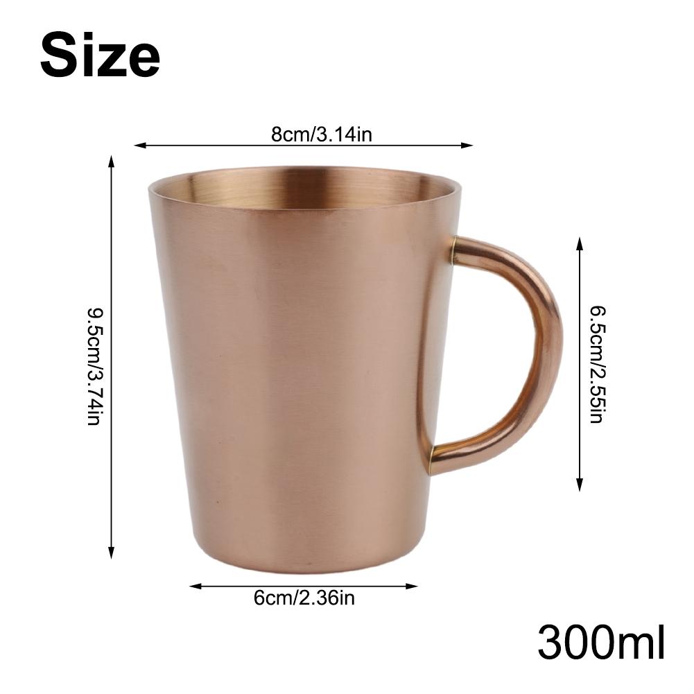 Water Coffee Mug With Handle 300ML Beer Cold Drinks
