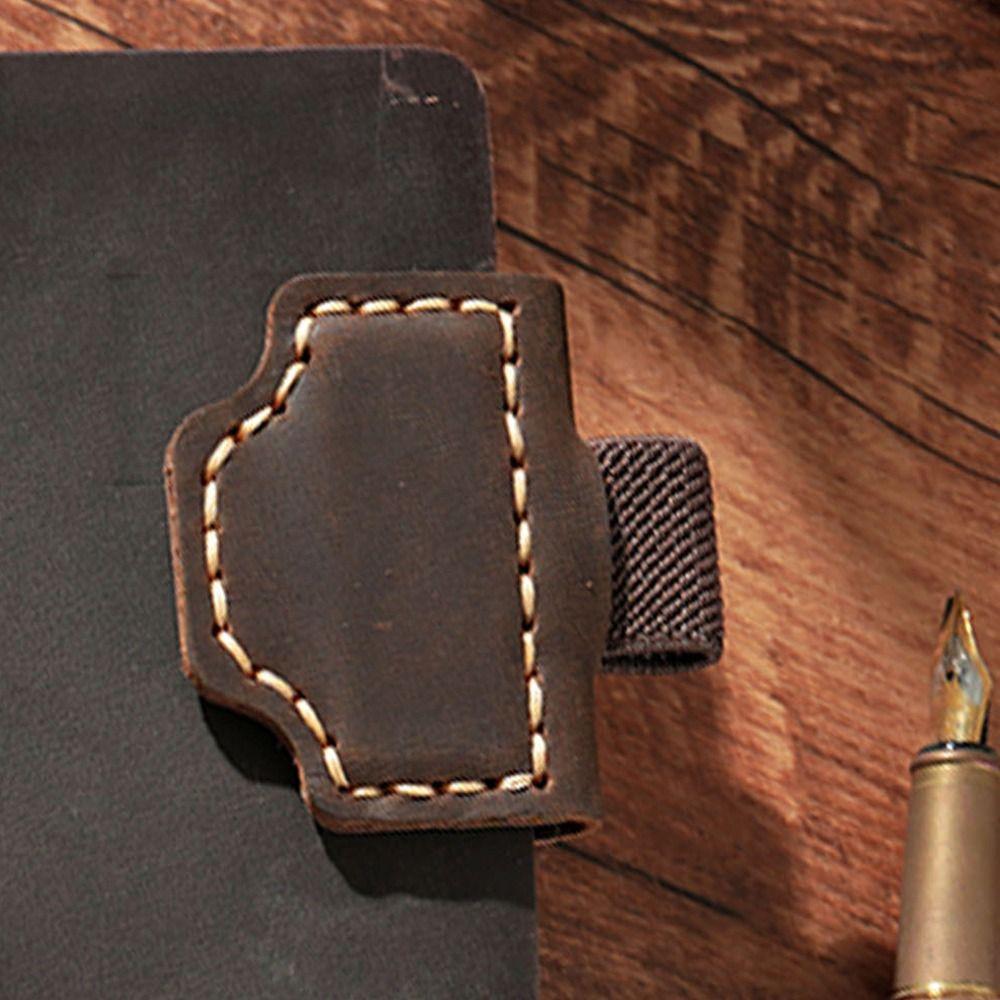 Leather Magnet Clip Handmade Page Divider Account Decoration Notebook Marker  Reading